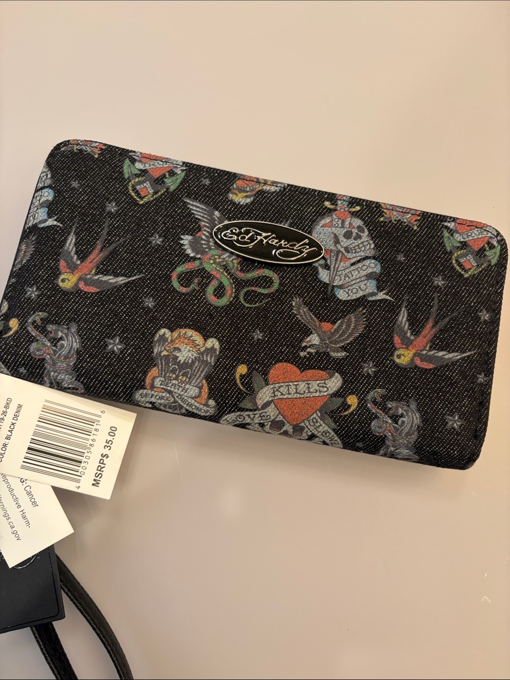 NWT Ed Hardy Wallet